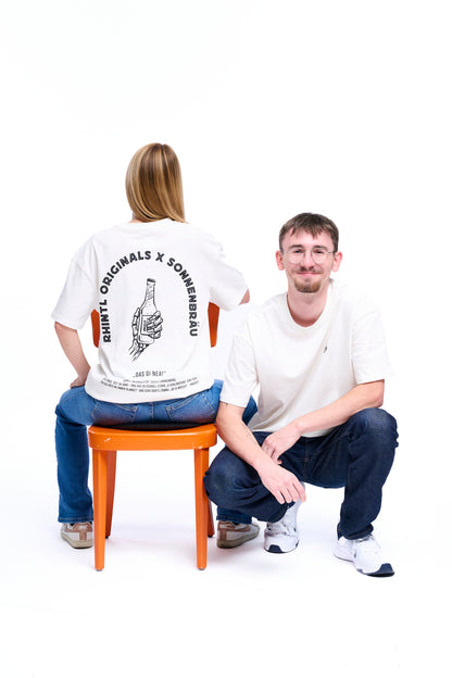 Oversize T-Shirt Sonnenbräu blancwhite