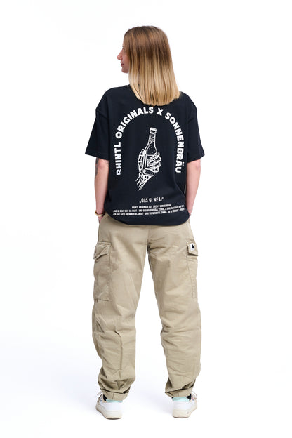 Oversize T-Shirt Sonnenbräu black