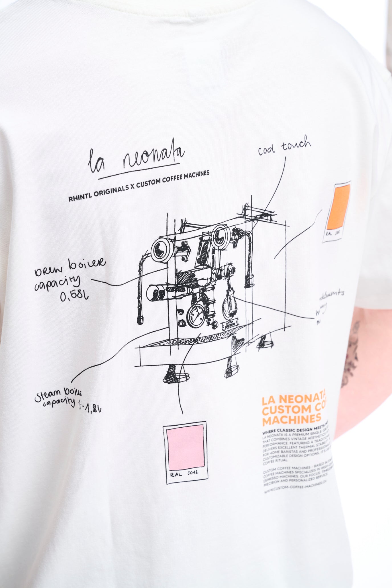 Oversize T-Shirt La Neonata blancwhite