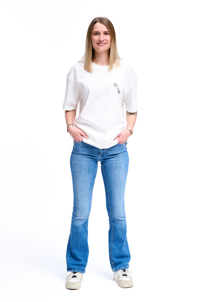 Oversize T-Shirt La Neonata blancwhite