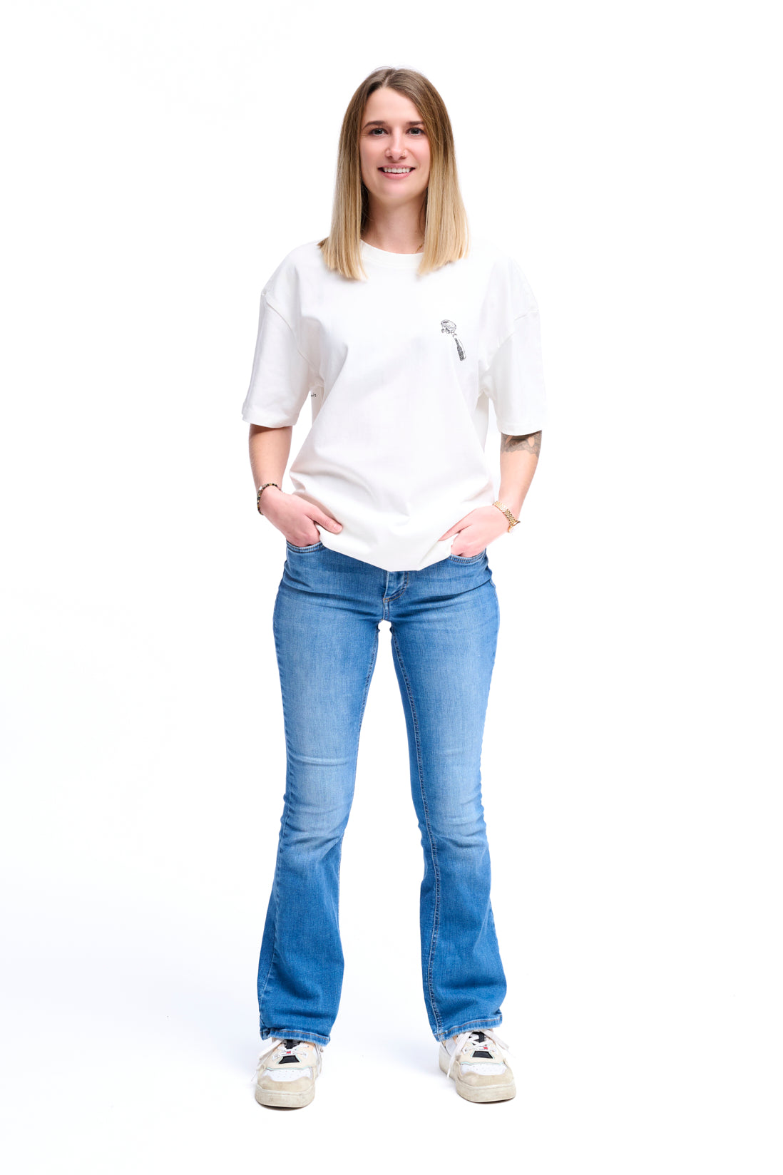 Oversize T-Shirt La Neonata blancwhite