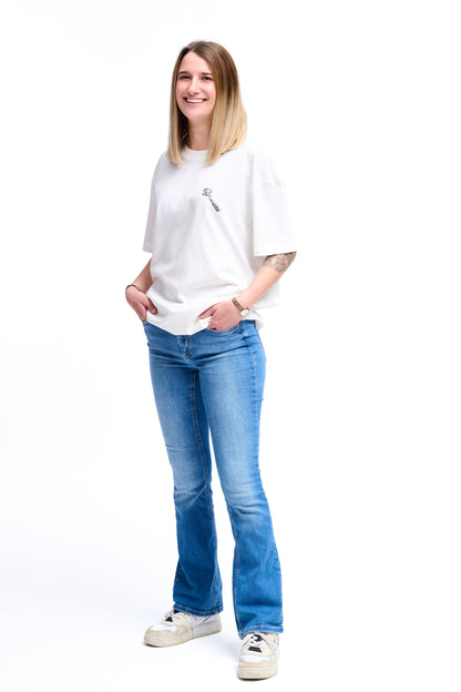 Oversize T-Shirt La Neonata blancwhite