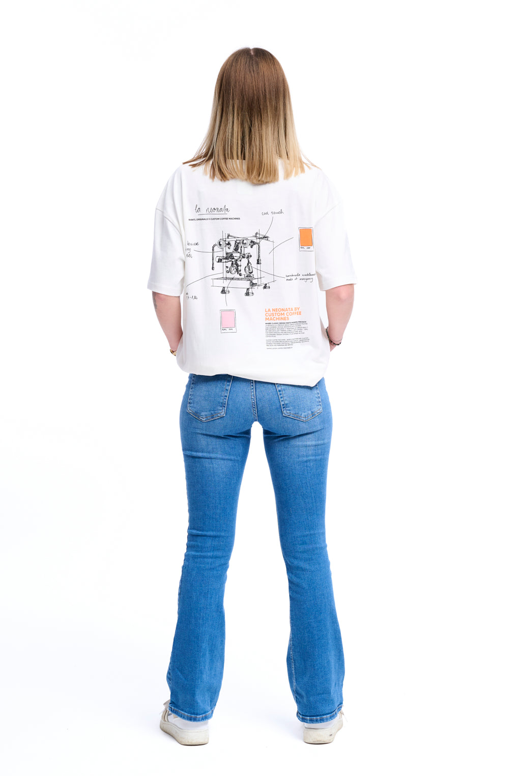 Oversize T-Shirt La Neonata blancwhite