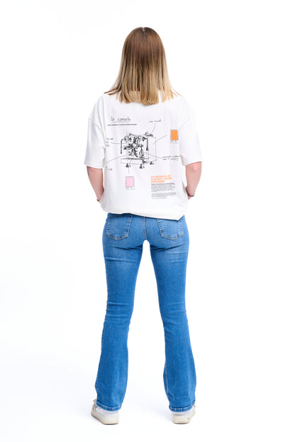 Oversize T-Shirt La Neonata blancwhite