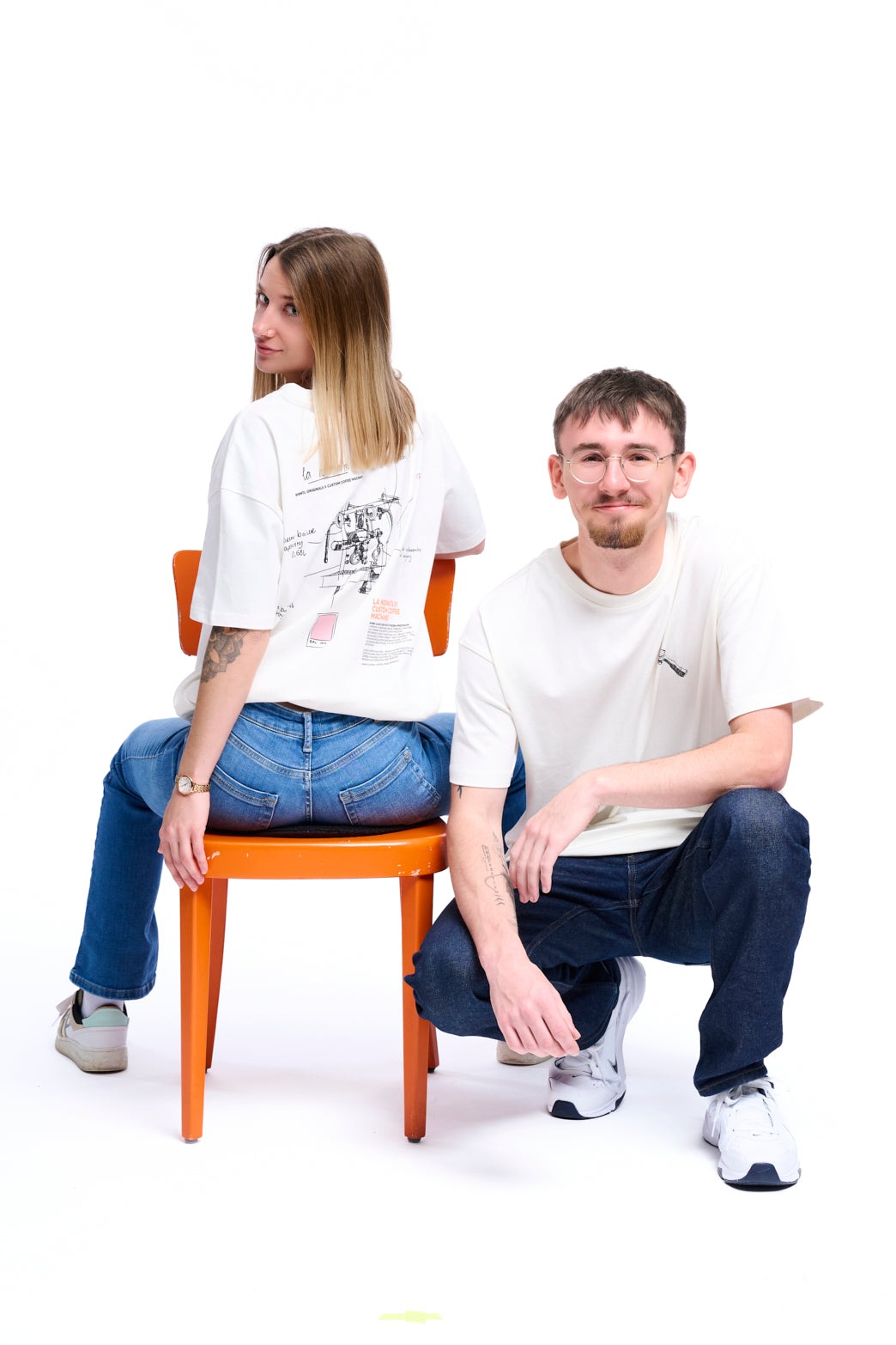 Oversize T-Shirt La Neonata blancwhite