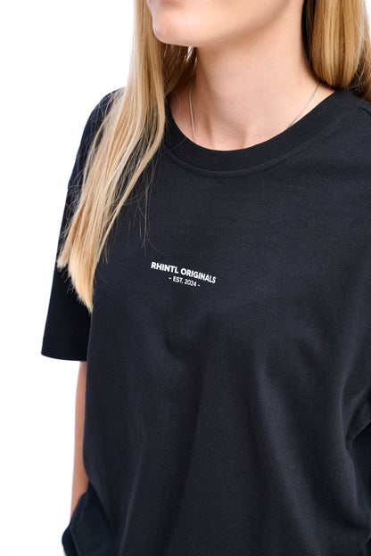 Oversize T-Shirt Festival Bändeli black