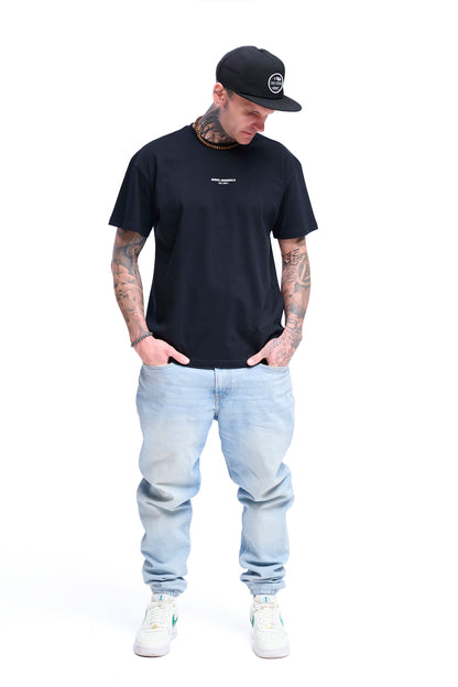 Oversize T-Shirt Festival Bändeli black