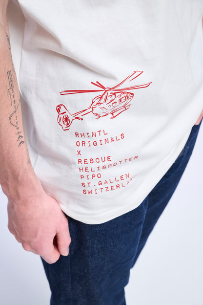 Oversize T-Shirt RescueHelispotterPipoSt.GallenSwitzerland