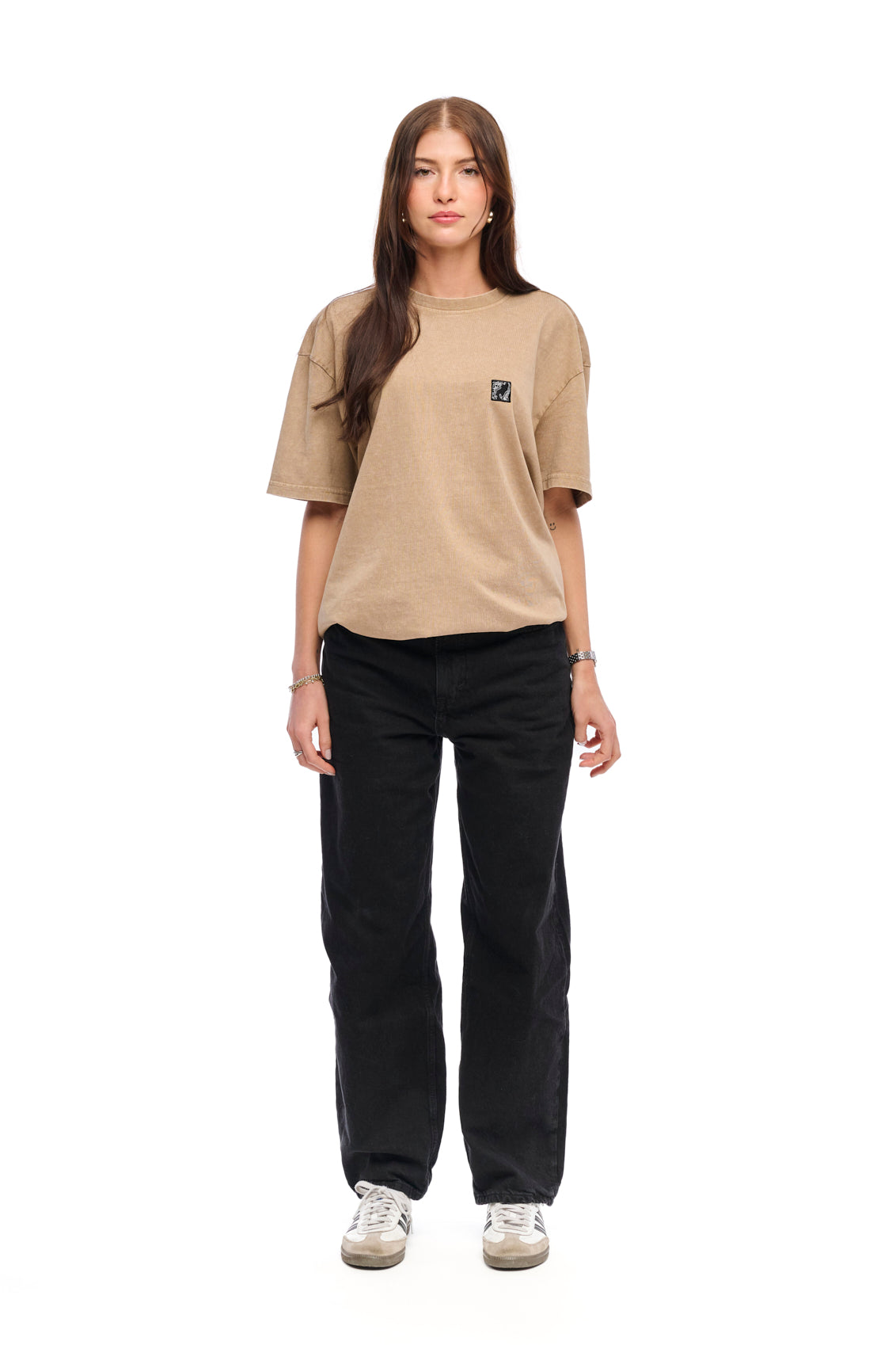 "Essential Collection" Washed Oversize T-Shirt unionbeige