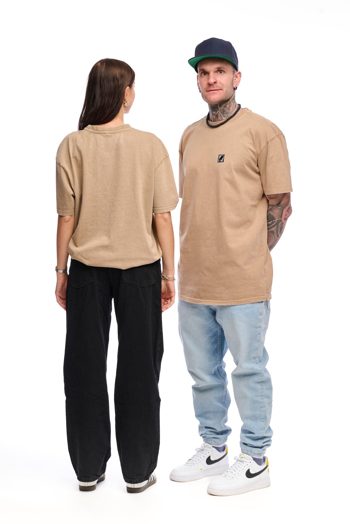"Essential Collection" Washed Oversize T-Shirt unionbeige