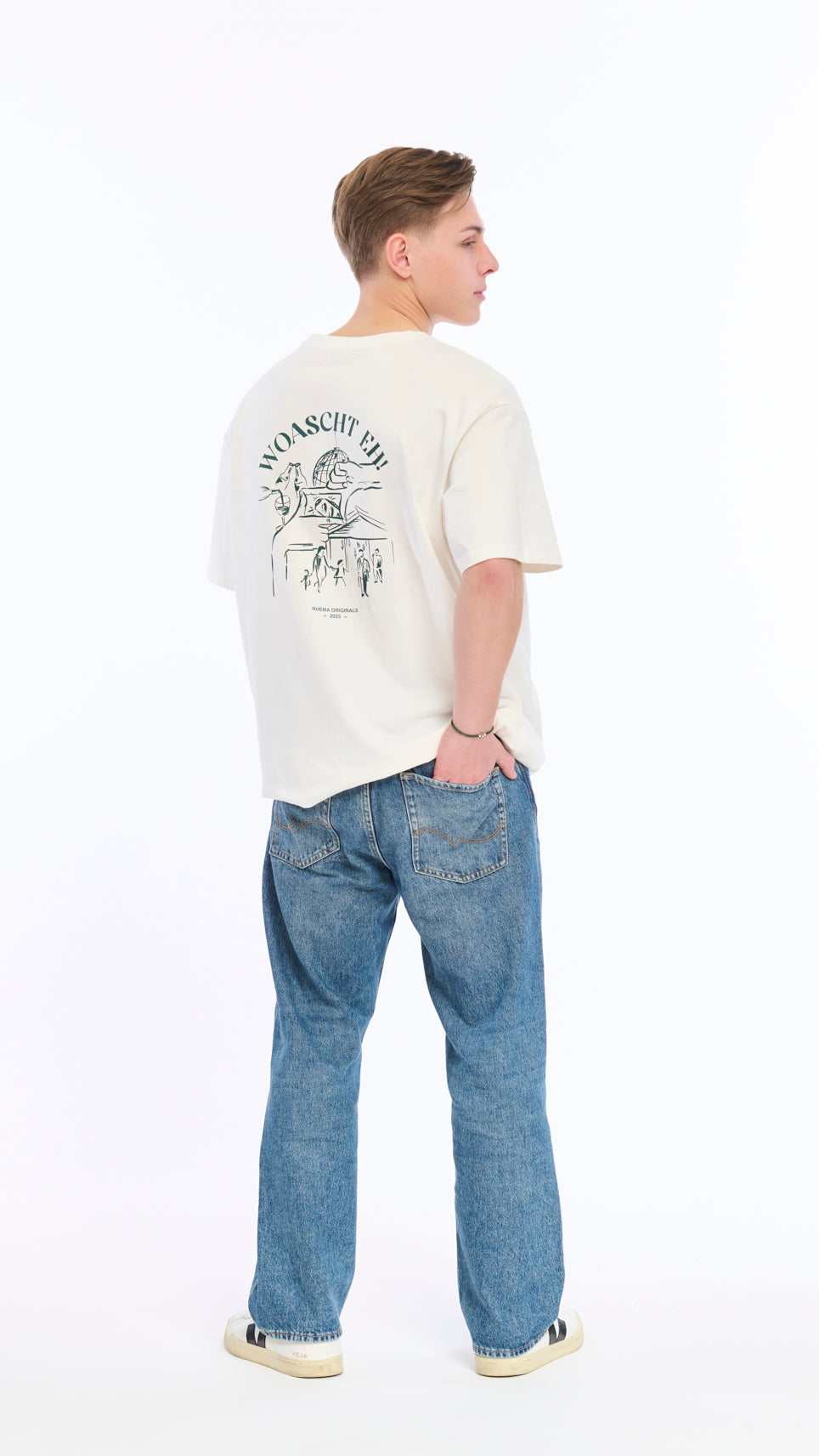 Oversize T-Shirt blancwhite "RHEMA"