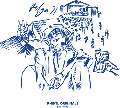 Oversize T-Shirt Festival Mood blancwhite