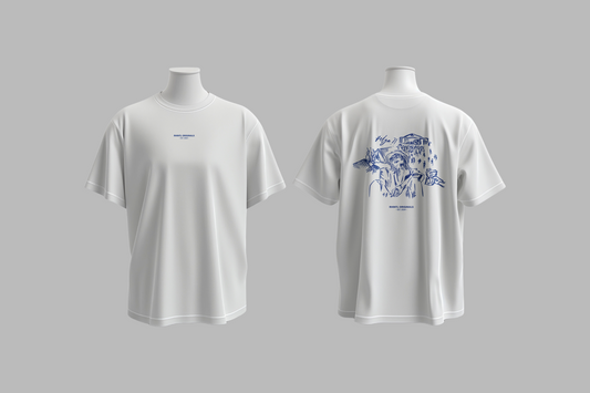 Oversize T-Shirt Festival Mood blancwhite