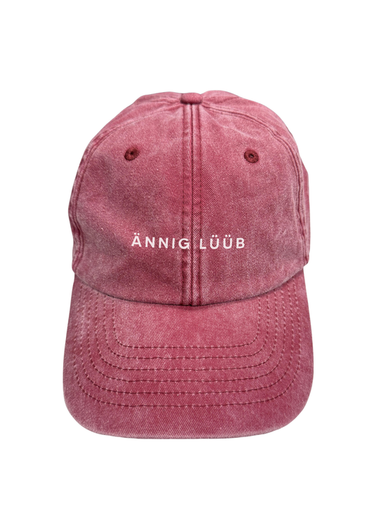Vintage Cap ÄNNIG LÜÜB Red