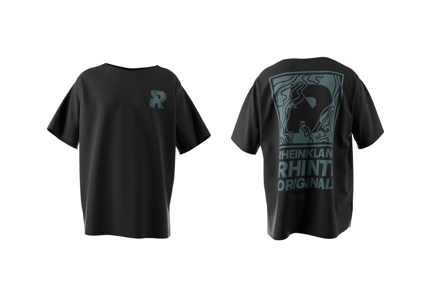 Oversize T-Shirt Rheinklang black