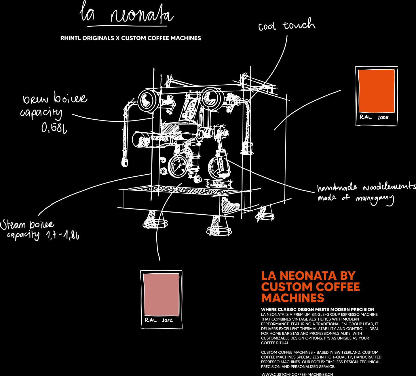 Washed Oversize T-Shirt La Neonata black